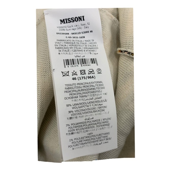 Missoni Milano Women's BlackMulticolor AnimalPrint WoolBlendDress Sz 48/10 NWT - Picture 4 of 10